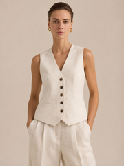 Новый жилет Zara со льном, S/М