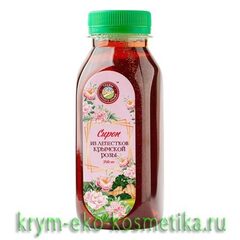 Сироп из лепестков Крымской розы ТМ Травы Горного Крыма