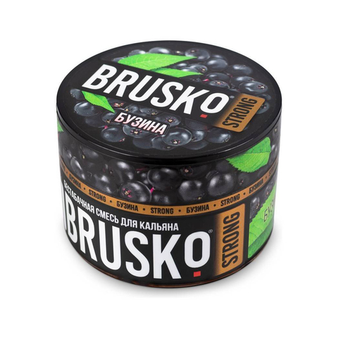 Бестабачная смесь для кальяна BRUSKO 50г STRONG - Бузина