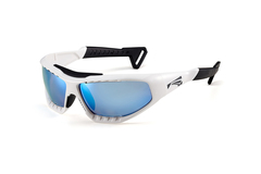 Спортивные очки LiP Surge / Gloss White - Black / PC Polarized / VIVIDE Ice Blue Lens