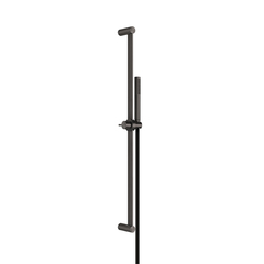 Gessi 316 54044#707 Штанга в комплекте с душевой лейкой с легкой очисткой, шланг 1,50 м, цвет: brushed black metal pvd фото