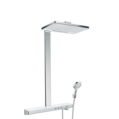 Hansgrohe Rainmaker Select 27028400 Душевая система внешнего монтажа с термостатом 109 см с верхней лейкой 46х30 см 2 режима фото