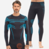 Мужской комплект термобелья Brubeck Dry graphite-blue - 1