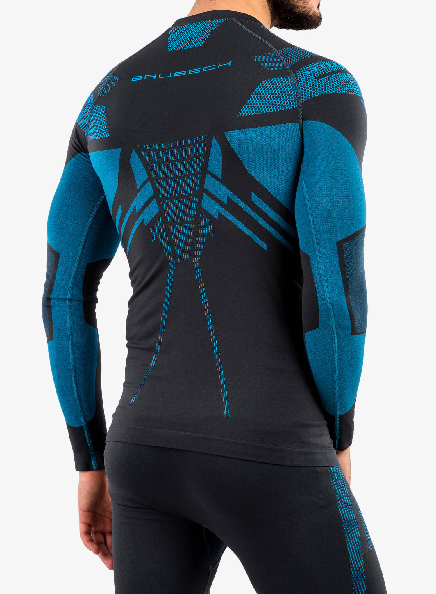 Мужской комплект термобелья Brubeck Dry graphite-blue - 4