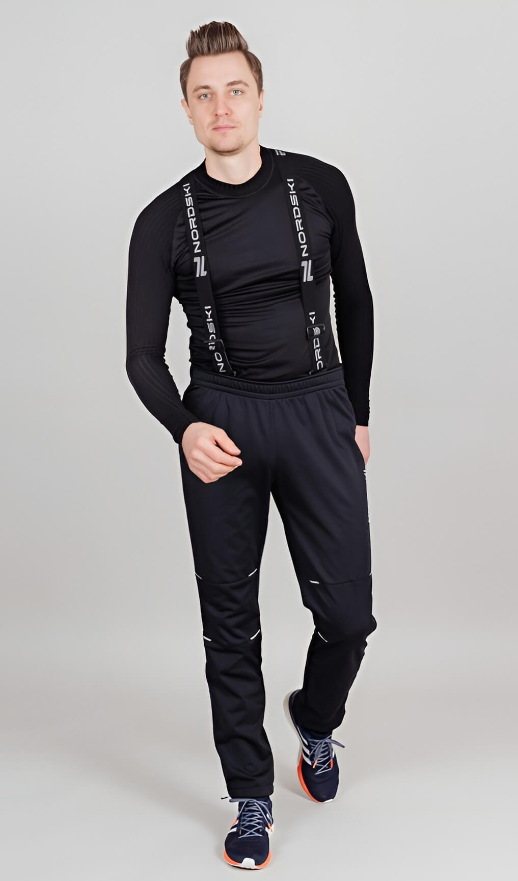 Nordski Premium лыжный костюм мужской blue-black - 13