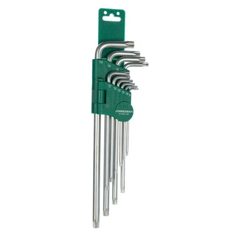 Jonnesway H12S110S Набор ключей торцевых TORX® удлиненных Т9-50, 10 предметов 48067