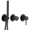 Remer X97D2PWBCFP Смеситель для душа Remer X Style X97D2PWBCFP, черный брашированный хром
