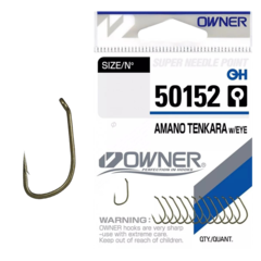 50152 № 12 Крючки OWNER AMANO TENKARA with eye / продажа от 5 уп.