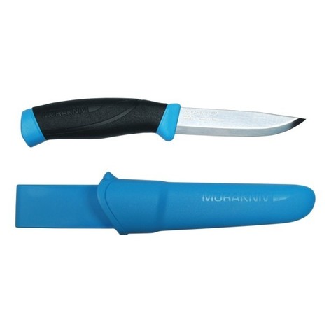 Нож Morakniv Companion разделочный, лезвие: 103 mm, голубой (12159)