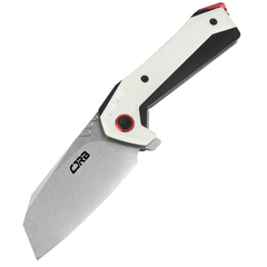 Фото Складной нож CJRB Tigris, сталь AR-RPM9, White G10