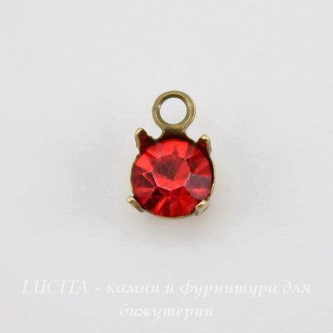 Сеттинг - основа - подвеска для страза 4,6 мм (оксид латуни) ()