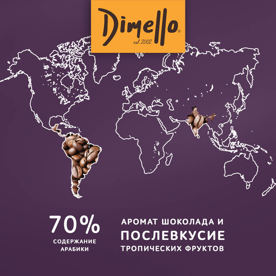 Dimello Кофе в капсулах Intenso 10 шт. - 6 уп.