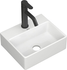 Bauedge Cerama Mini NS0003 Рукомойник 33 x 29 см, белый фото