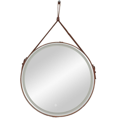 Art&Max Milan AM-MIL-800-DS-F-BROWN Зеркало с подсветкой, цвет: коричневый фото