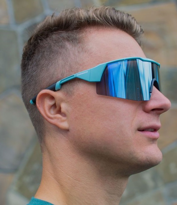 Спортивные профессиональные очки Noname Seefeld light blue - 4