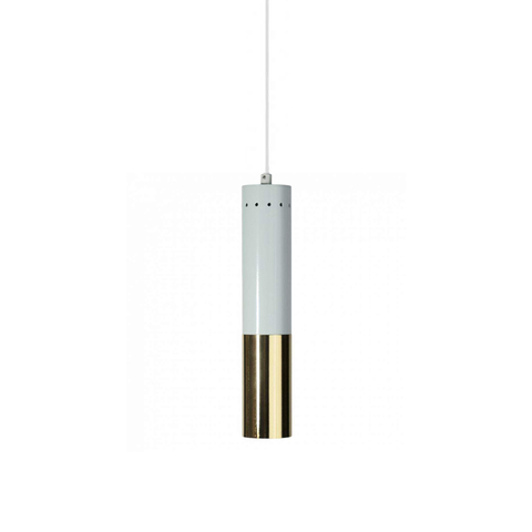 Люстра Ike Suspension белая-Gold 1 диаметр 5.5см.
