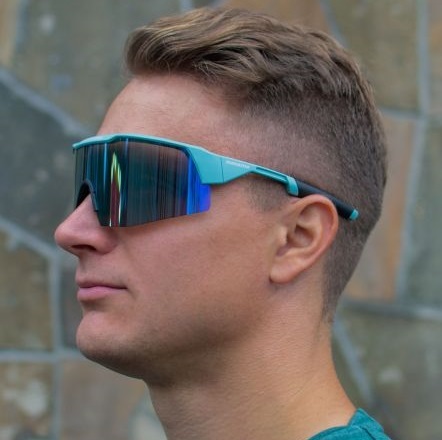 Спортивные профессиональные очки Noname Seefeld light blue - 3