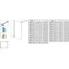 Radaway 10103130-99-01 Essenza Pro Brushed Gold Walk-in 130