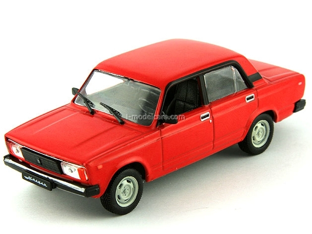 MODEL CARS 1:43 VAZ-2105 Lada red DeAgostini Auto Legends USSR #62