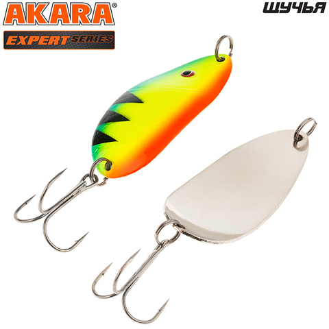 Блесна колеб. Akara Expert Щучья 65 мм 12 гр. 6/SIL