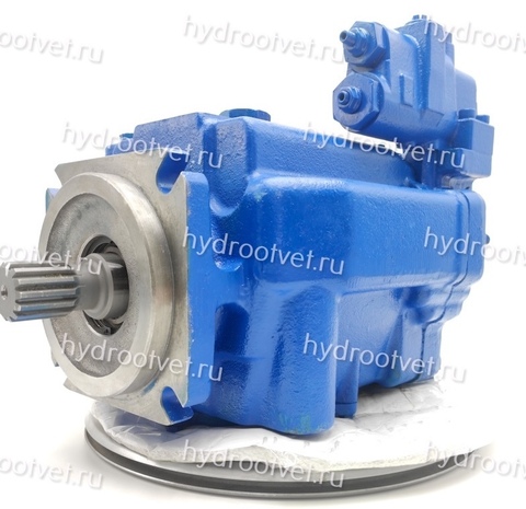 Фото PVH098R02AJ30B2520000010001 - Насос аксиально-поршневой с регулятором расхода и давления, 98,3 см3, максимальное рабочее давление 250 бар, шлицевой вал 14T 12/24DP, для минерального масла