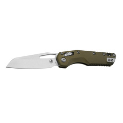 Фото Складной нож Microtech MSI 210-10FLOD, сталь M390, рукоять алюминий, зеленый