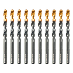 Сверло по металлу, 6 мм, HSS-Tin, Golden Tip, 10 шт. Denzel