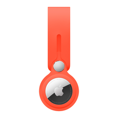 Полиуретановый брелок-подвеска Apple Loop для AirTag, Electric Orange (Солнечный апельсин)