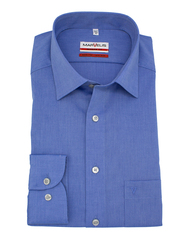 Классическая сорочка Marvelis Modern Fit 4704/64/13 синяя