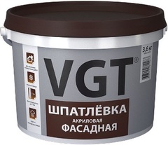 Шпатлевка фасадная 7,5кг ВГТ