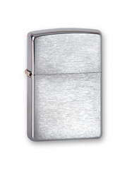 Фото Зажигалка ZIPPO Classic с покрытием Brushed Chrome, латунь/сталь, серебро, матовая, 36x12x56 мм