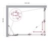 BelBagno Luce LUCE-AH-21-110/90-P-CR Душевой уголок, 110x90, цвет: хром