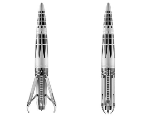 Ручка-роллер Caran d'Ache Astrograph Sandblasted Matt Rhodium Limited Edition (1665.481)