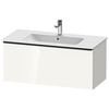 Duravit D-Neo DE426302222 Тумбочка подвесная, 440x1010x462, 1 ящик, цвет: белый высокоглянцевый