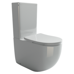Ceramica Nova CN4001-B Напольная пристенная чаша унитаза с сиденьем-крышкой с микролифтом, цвет: белый фото