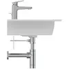 Ideal Standard Ceraplan BD227AA Смеситель для раковины 88 мм, со сливным гарнитуром, FirmaFlow, HWTC, 5 л/мин