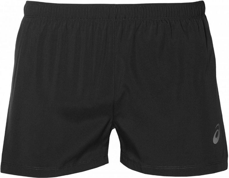 Asics Silver Split Short мужские шорты для бега черные(РАСПРОДАЖА)