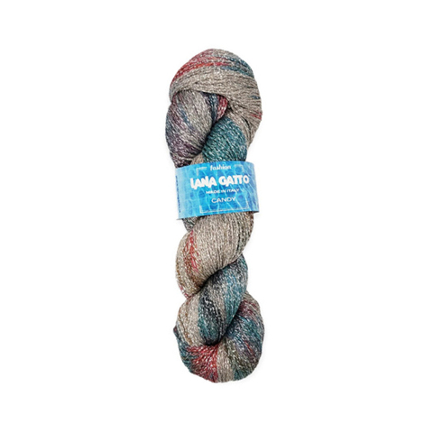 LANA GATTO CANDY (80% вискоза, 20% металлизированный полиэстер, 100гр/380м)