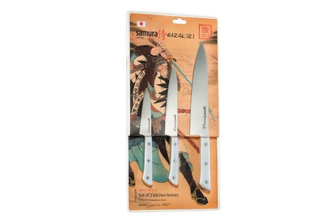 Набор из 3 ножей Samura HARAKIRI SHR-0220W