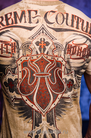 Xtreme Couture | Футболка мужская Lockdown X1668 от Affliction принт на спине