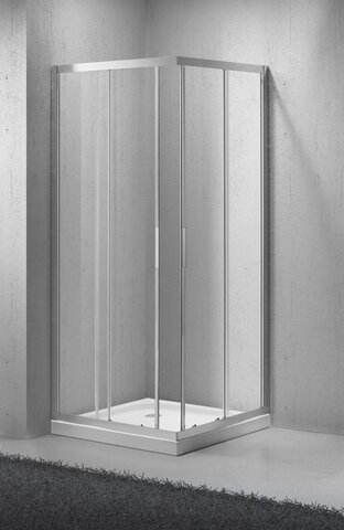 BelBagno Sela SELA-A-2-95-P-CR Душевой уголок квадратный, цвет: хром