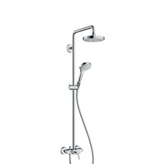 Hansgrohe Croma Select S 27255400 Душевая система внешнего монтажа со смесителем 114,1 см с верхней лейкой 18,7х18,7 см 2 режима фото