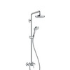 Hansgrohe Croma Select S 27255400 Душевая система внешнего монтажа со смесителем 114,1 см с верхней лейкой 18,7х18,7 см 2 режима