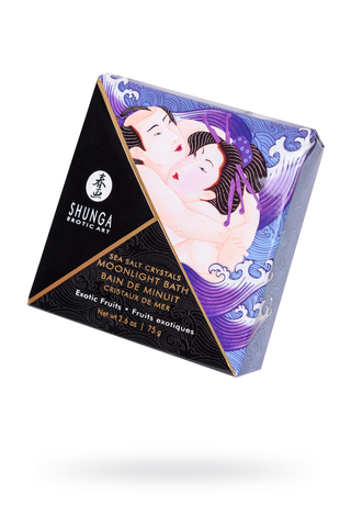 Соль Мёртвого моря Shunga Moonlight Bath Экзотические фрукты с лечебными свойствами, 75 гр.