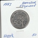V0831k 1993 Намибия 50 центов V0831k 1993 Намибия 50 центов