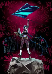 Открытка "Arcane: Jinx Revolution"