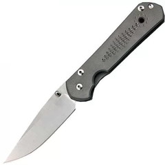 Фото Складной нож Chris Reeve Large Sebenza 21, сталь S35VN, рукоять титановый сплав, гравировка Silver Contrast