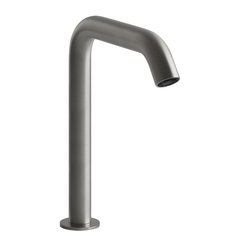 Gessi 316 Flessa 54080#239 Смеситель для раковины, электронный, с кран-фильтром для регулировки температ и напора воды, высота излива 230 мм, цвет Steel Brushed фото