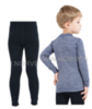 Термобелье комплект из шерсти мериноса Norveg Soft  детский (Melange-Black) - 2