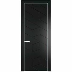Межкомнатная дверь эмаль Profil Doors 9PE блэк глухая